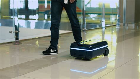 smart luggage that follows you.